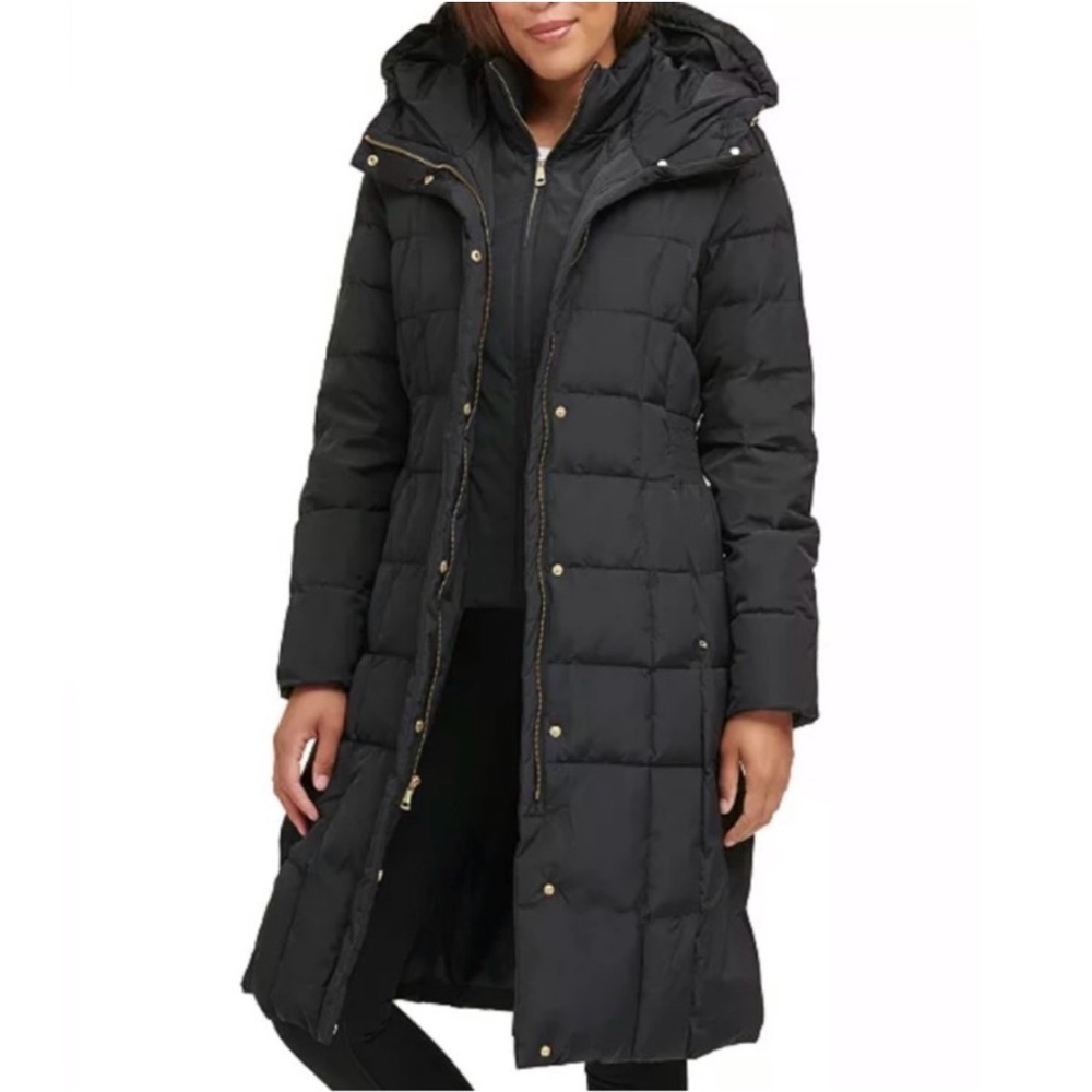 Cole Haan Quilted Black Puffer Jacket